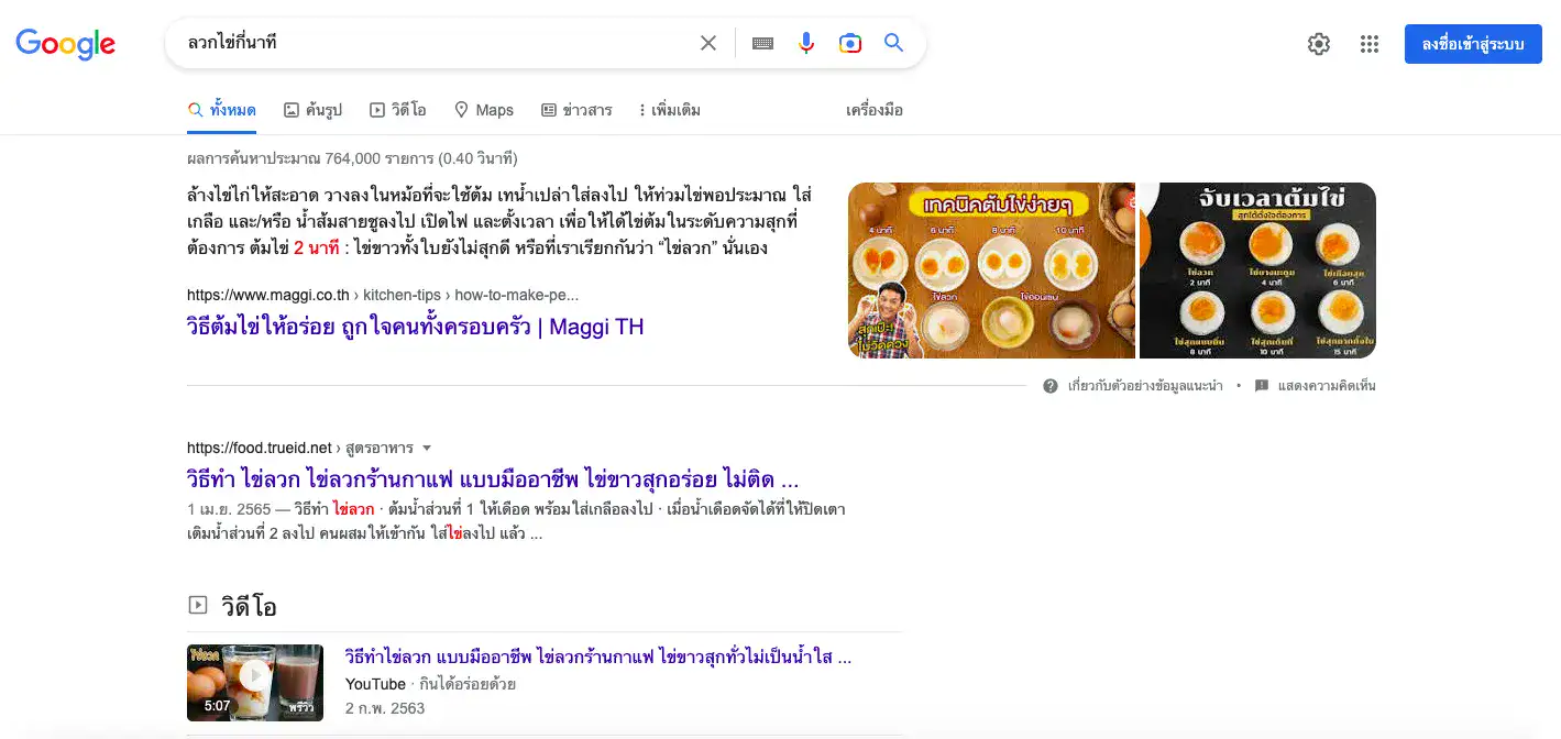 Featured Snippets numbered list