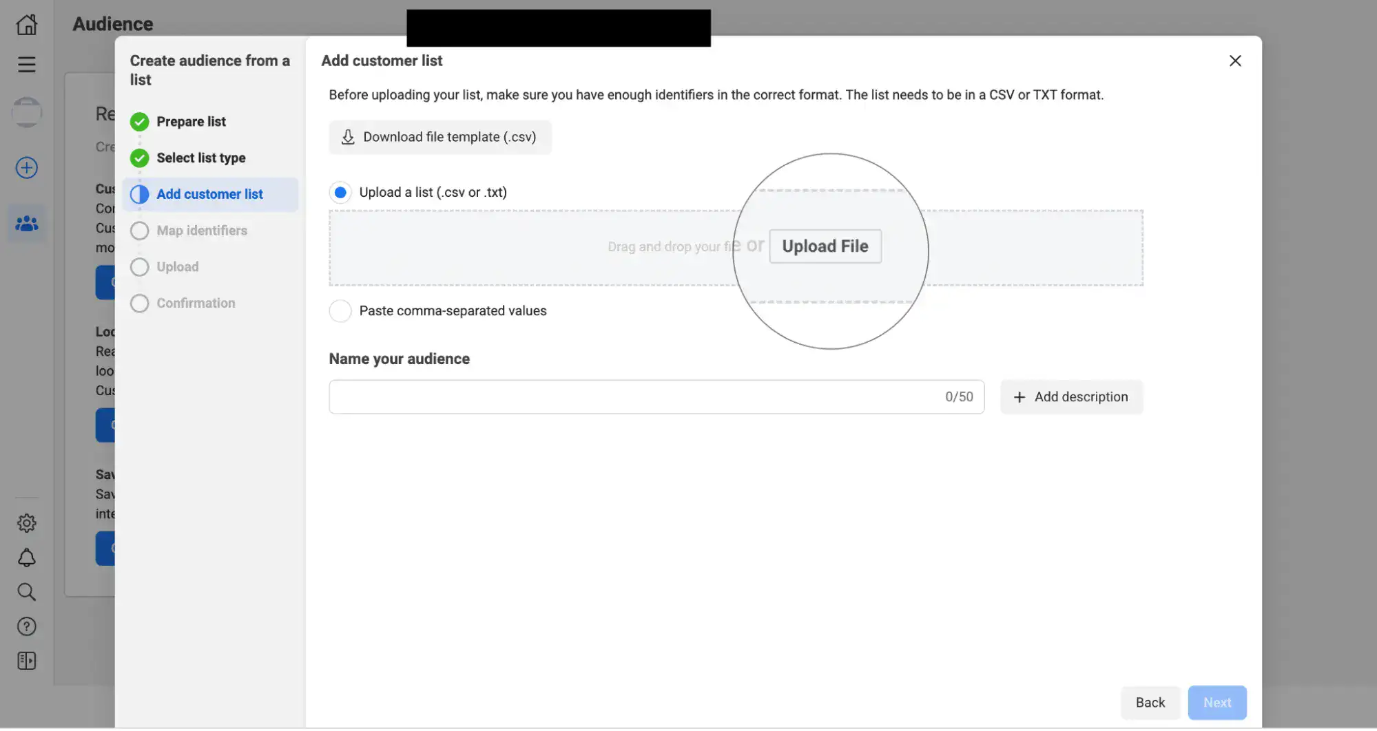 เลือก Upload File
