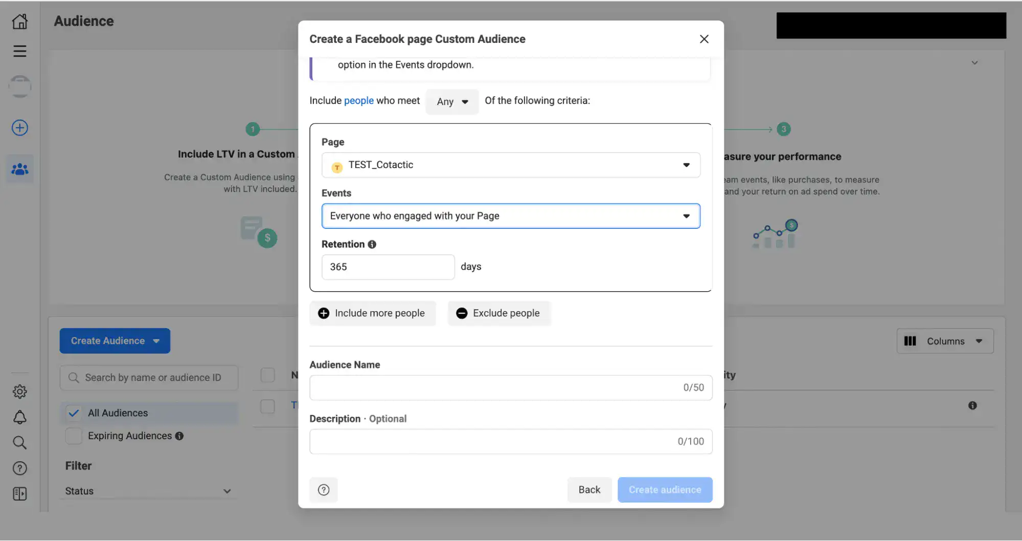 เลือก Your Source Facebook Page