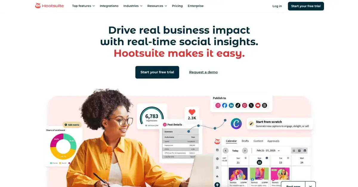 Hootsuite เครื่องมือช่วยจัดการคอนเทนต์บน Social Media
