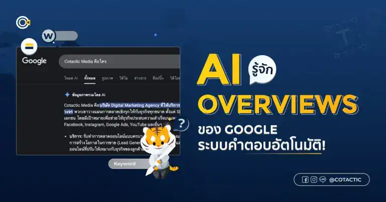 ทำความรู้จัก AI Overviews ของ Google ระบบให้คำตอบอัตโนมัติแบบ Real-Time