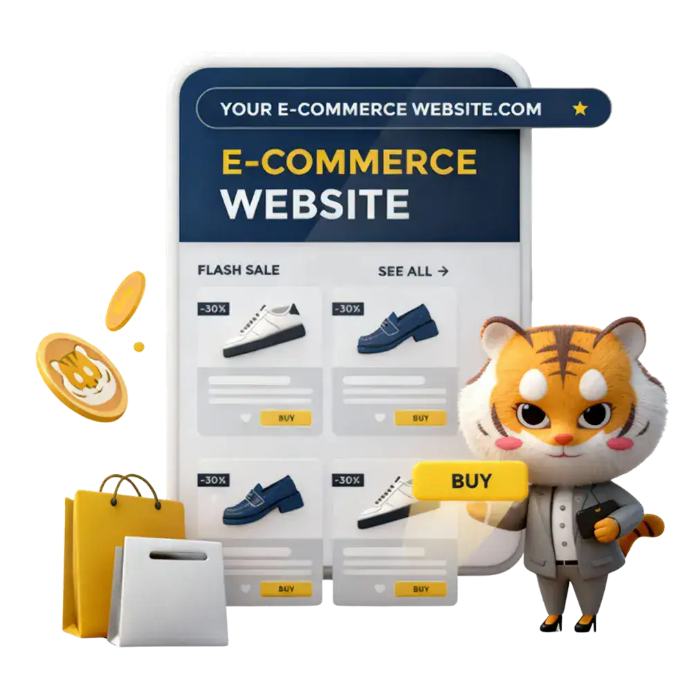 บริการ E-Commerce เพิ่มยอดขายให้กับหน้าร้าน Online